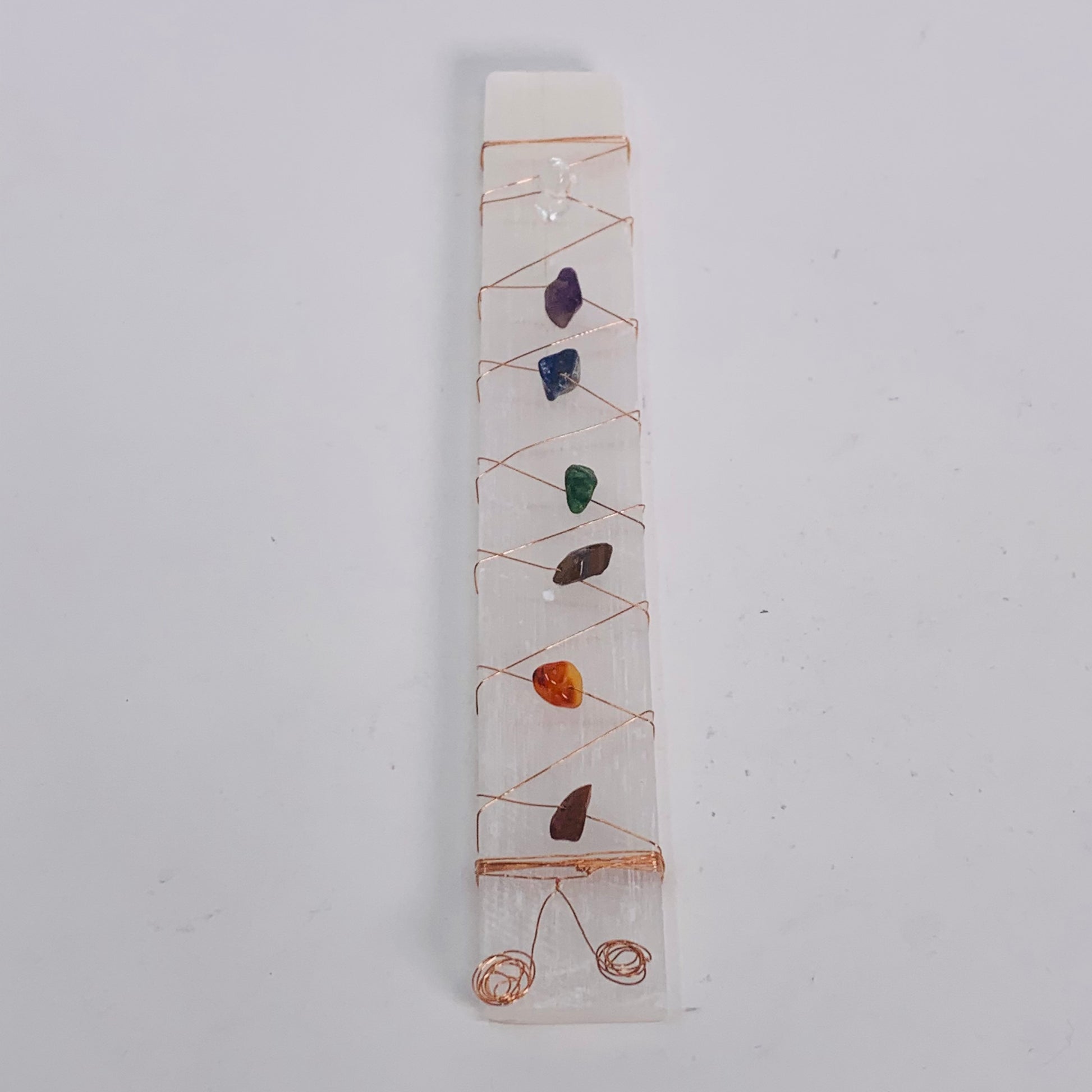 Selenite Chakra Wand