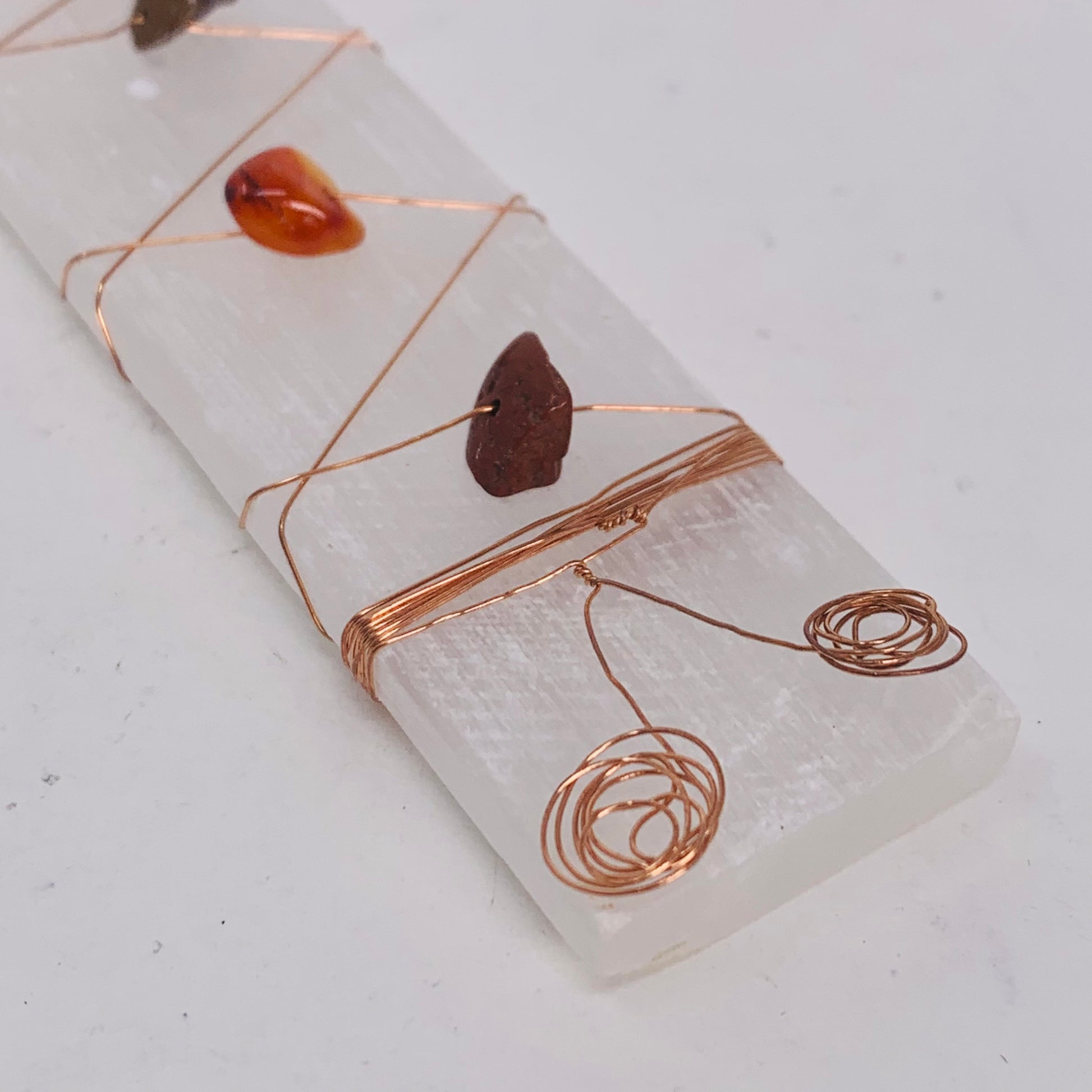 Selenite Chakra Wand