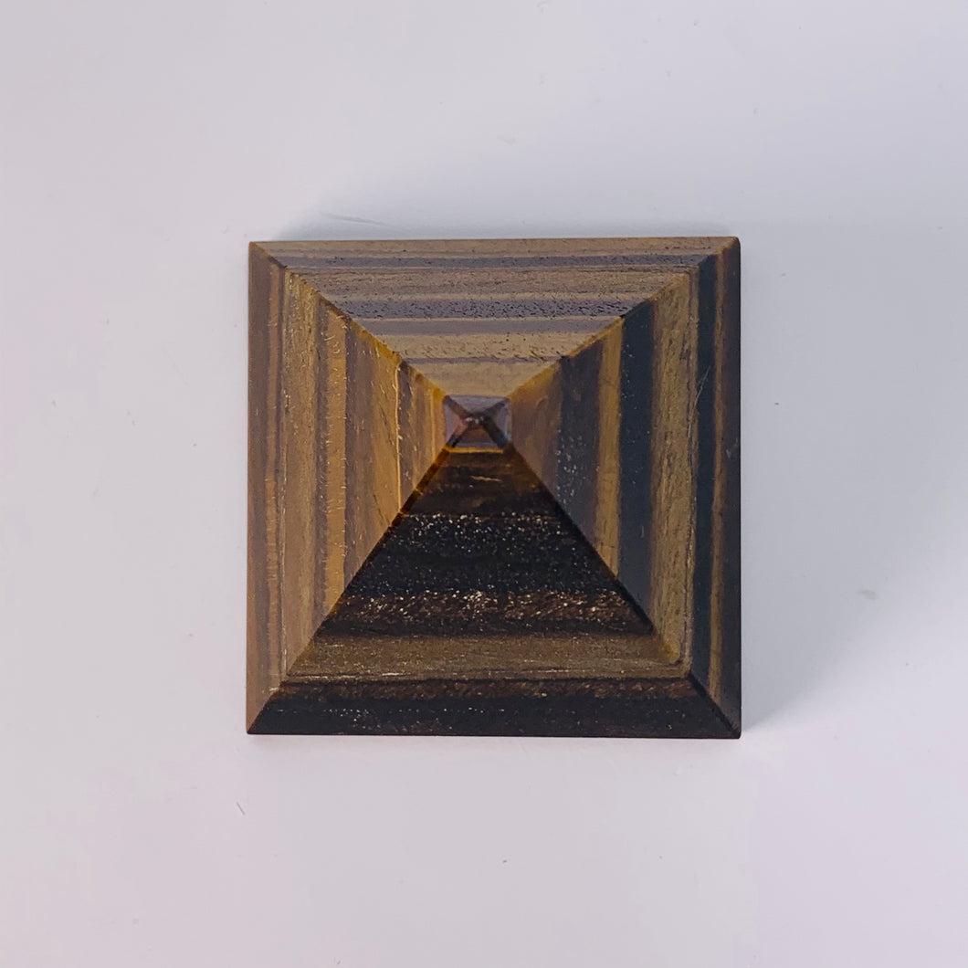 Tigers Eye Pyramid