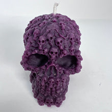 Load image into Gallery viewer, Beeswax Candle - Gathered Bones Skull
