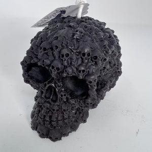 Beeswax Candle - Gathered Bones Skull