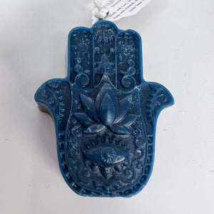 Beeswax Candle - Hamsa Healing Hand
