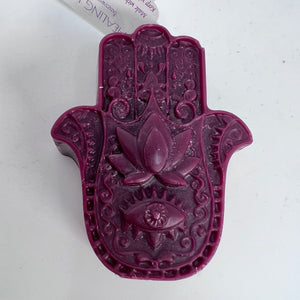 Beeswax Candle - Hamsa Healing Hand