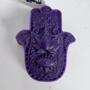 Beeswax Candle - Hamsa Healing Hand
