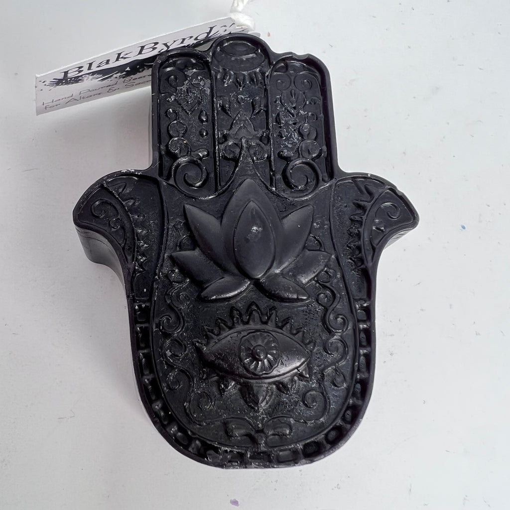 Beeswax Candle - Hamsa Healing Hand