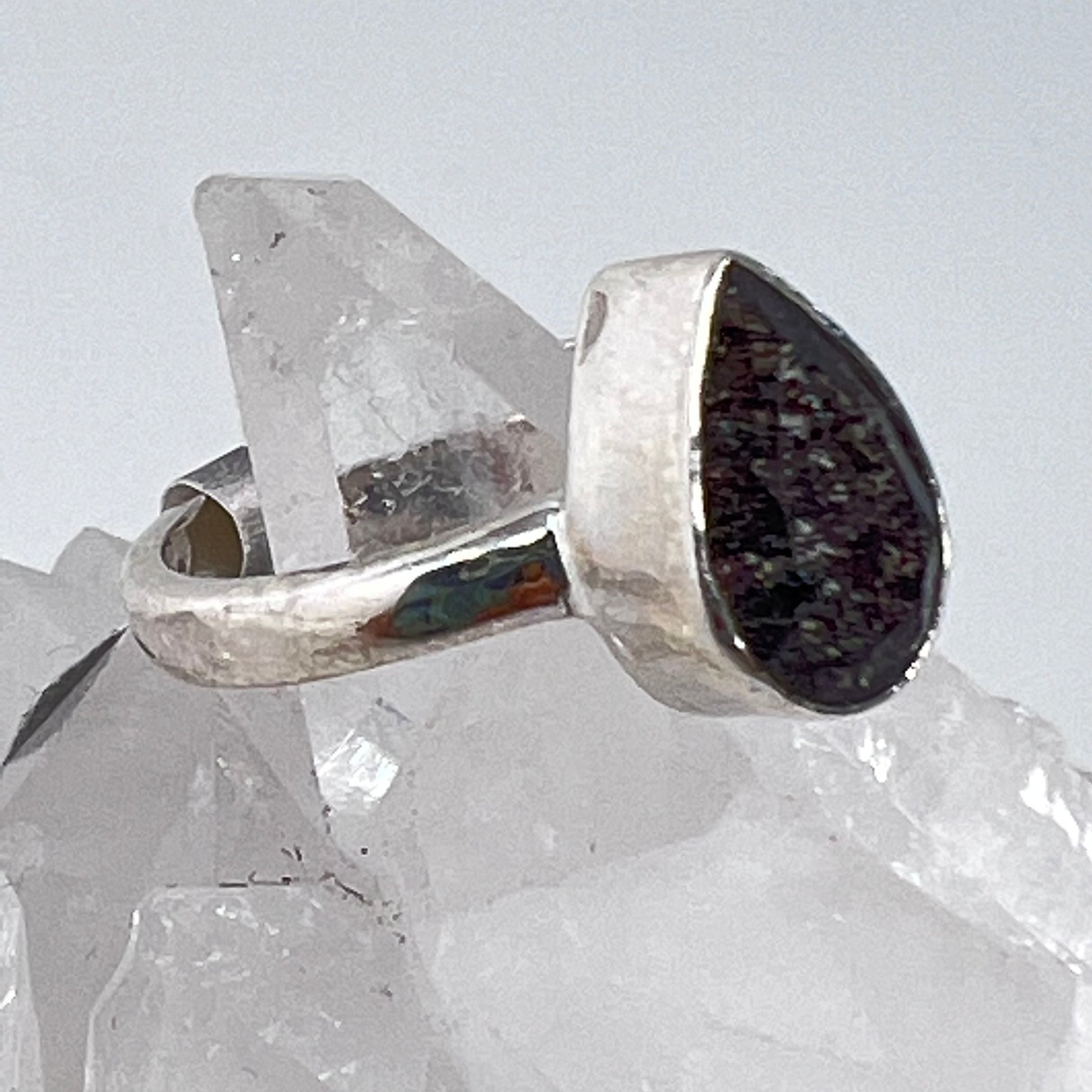 Ring - Tourmalinated Quartz - Size 7