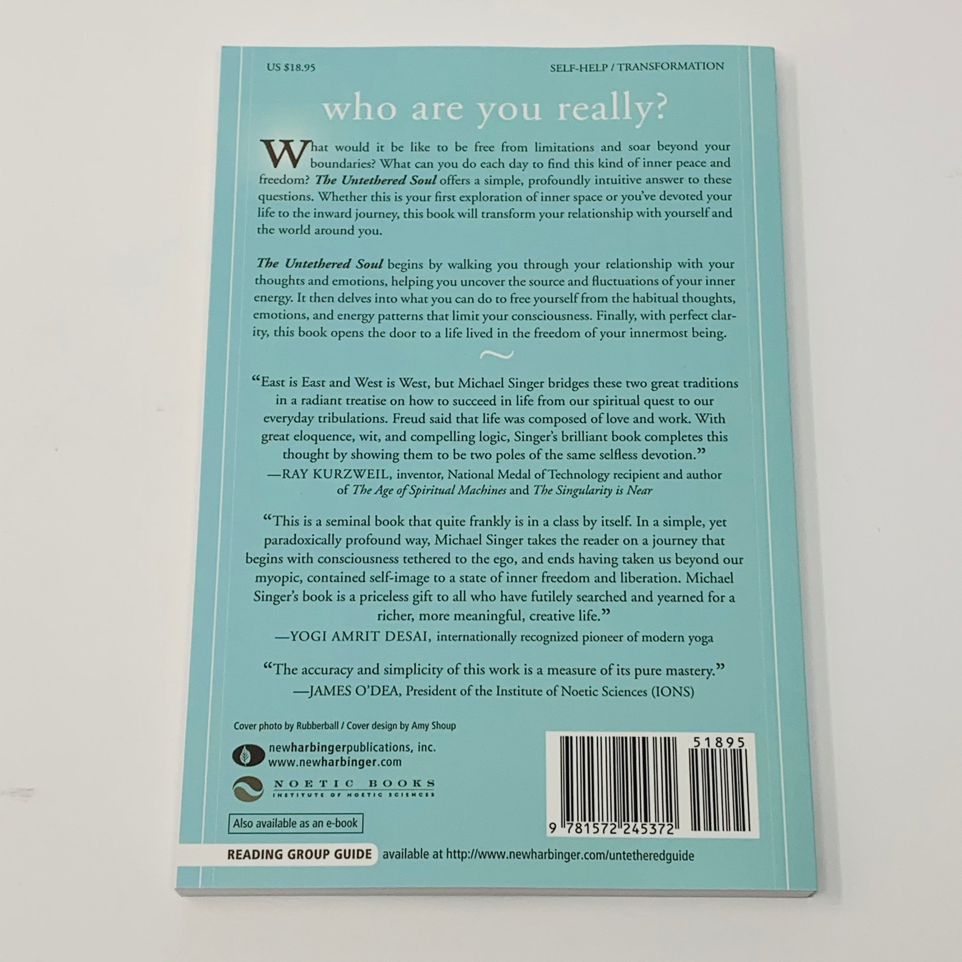 Untethered Soul BOOK by Michael A Singer