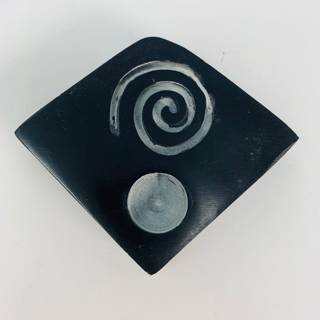 Soapstone Cone & Incense Holders (Various Designs)
