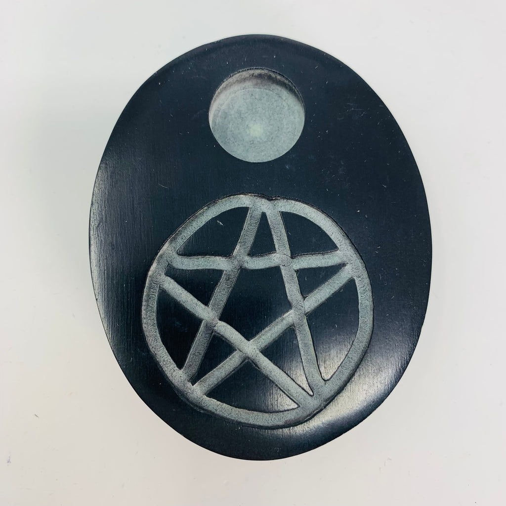 Soapstone Cone & Incense Holders (Various Designs)