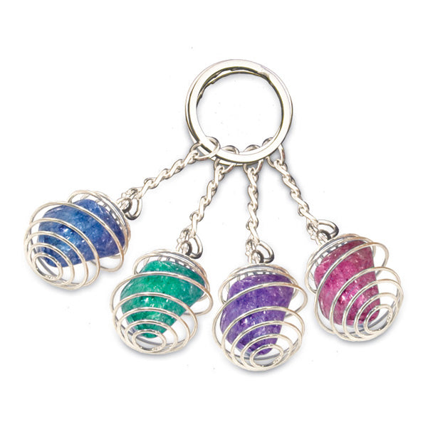 Crystal Cage Keychain