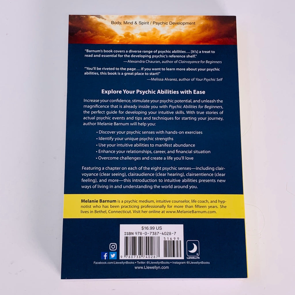 Psychic Abilities for Beginners by Melanie Barnum