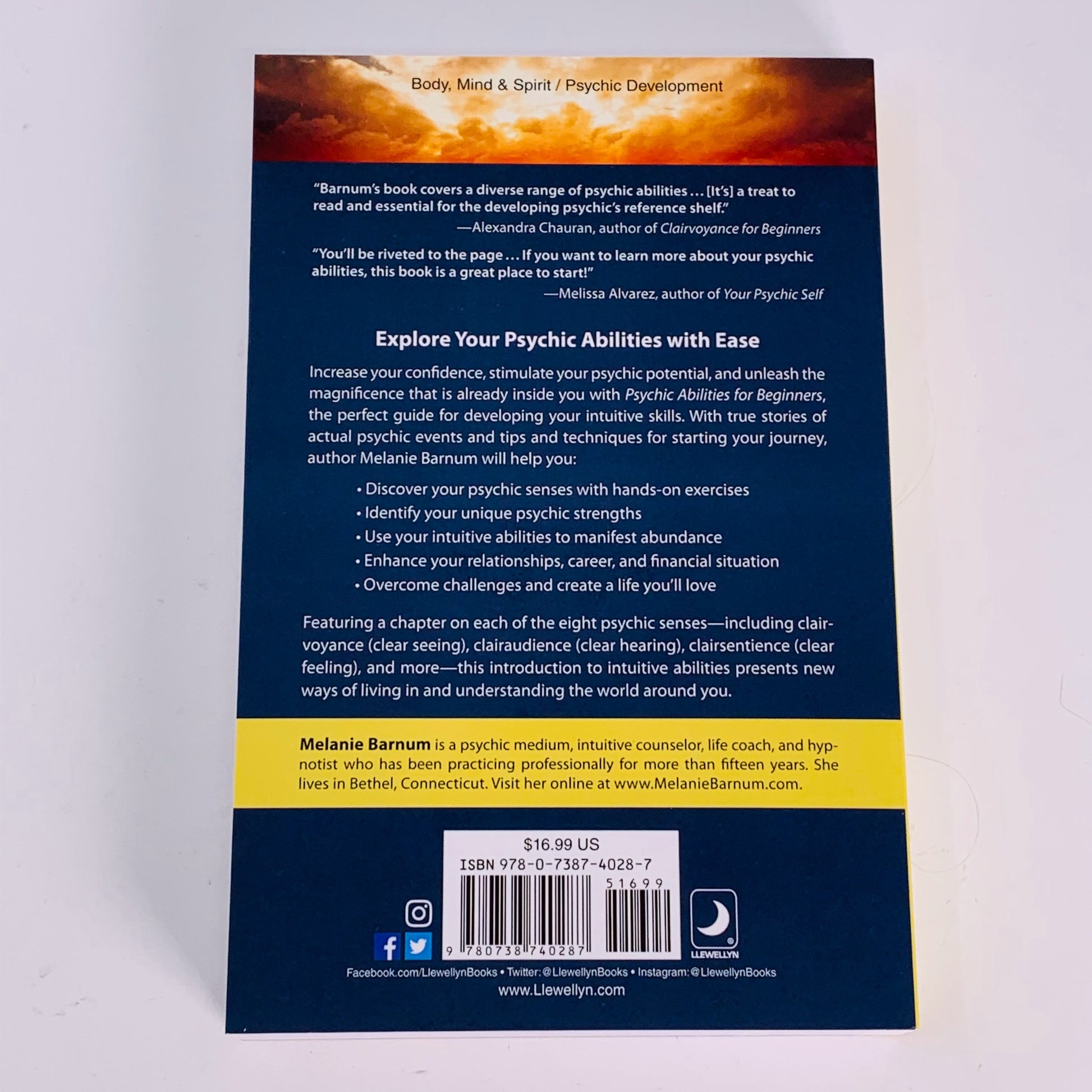 Psychic Abilities for Beginners by Melanie Barnum