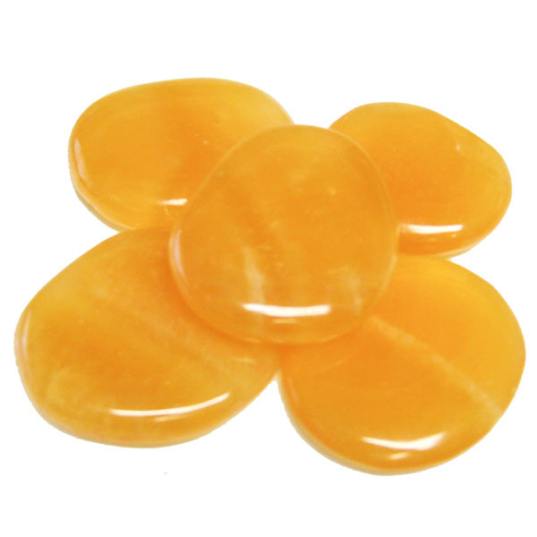 Orange Calcite Earth Stone