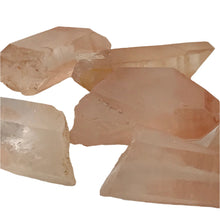 Load image into Gallery viewer, Tangerine Lemurian Points (Rough) $4.50
