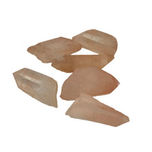 Load image into Gallery viewer, Tangerine Lemurian Points (Rough) $4.50
