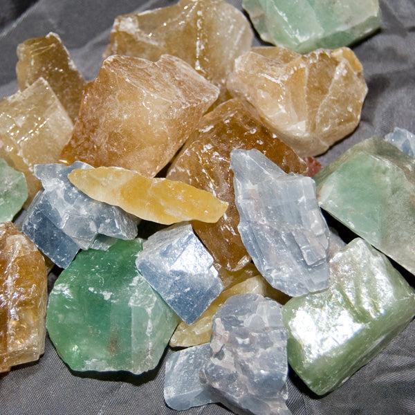Rough Calcite Medium (Various Colour Options) $4