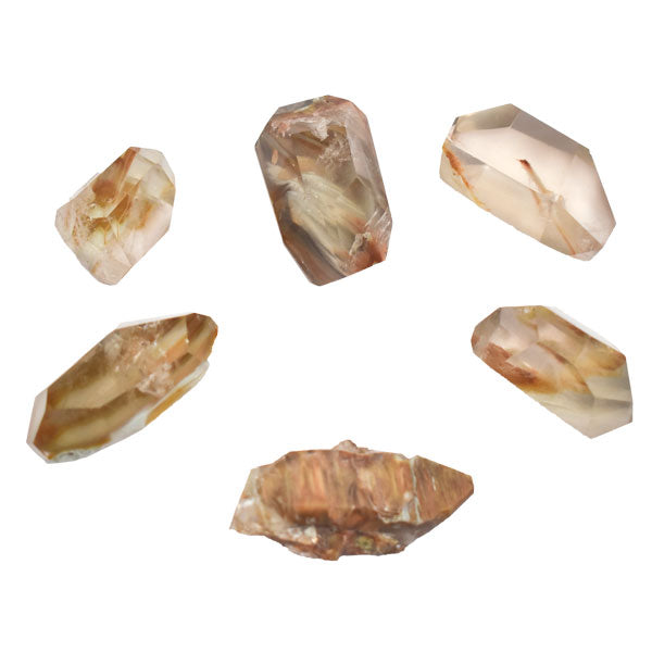 Amphibole/Angel Phantom Quartz Points