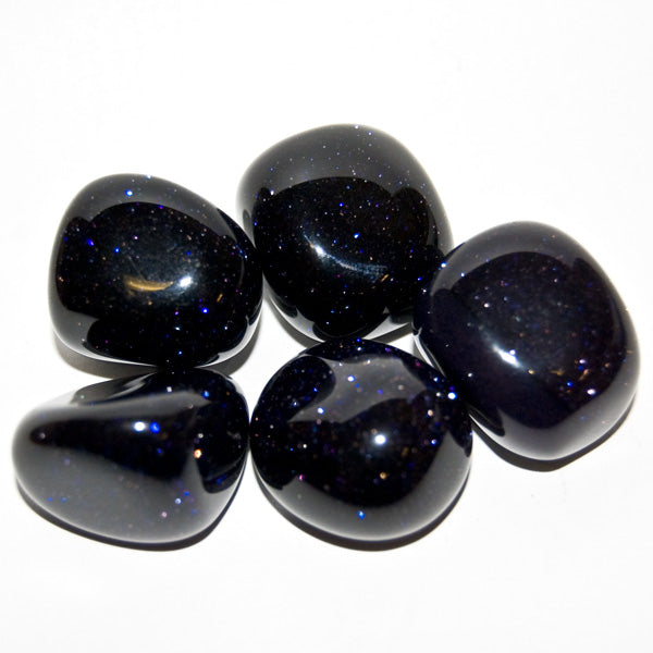 Blue Goldstone - Tumbled